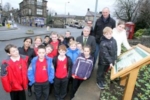 Silsden’s History Board at Wesley Place