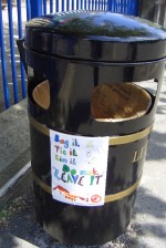 First of six new litter / dog poo bins