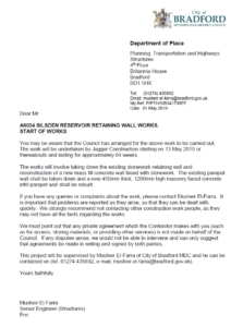 A6034 retaining wall repairs_13-05-2019